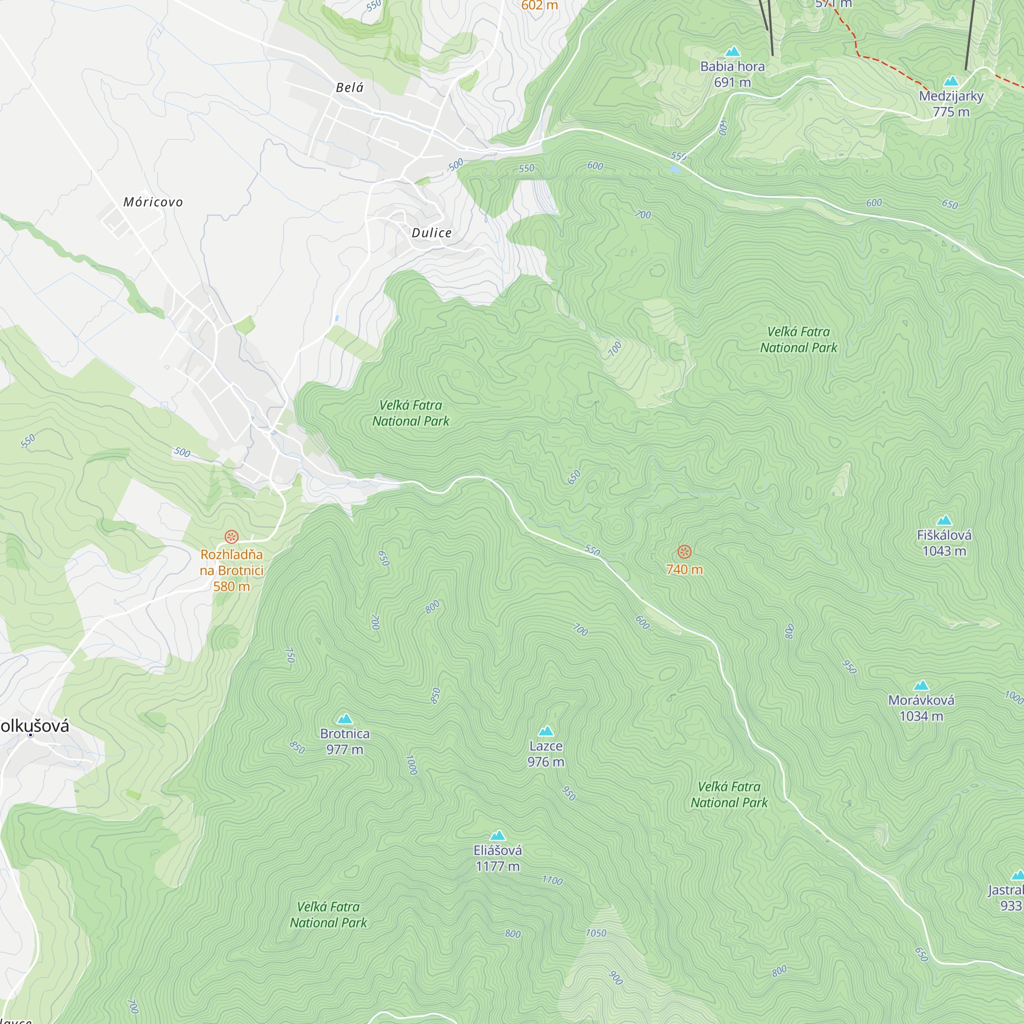 horáreň map