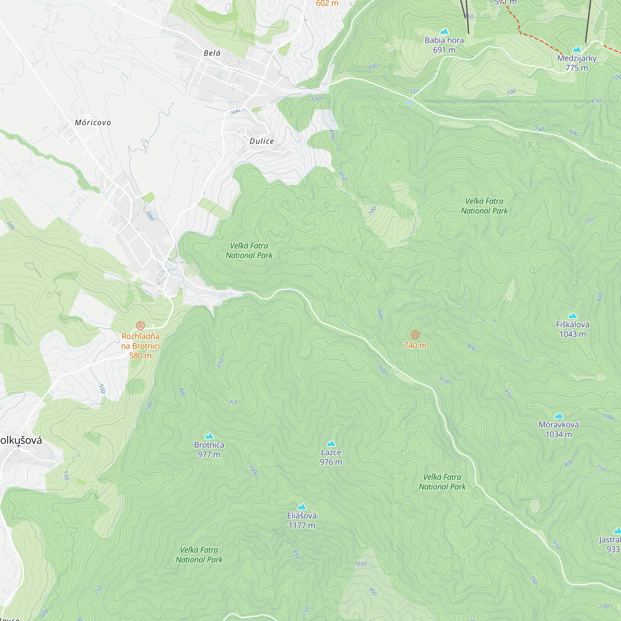 horáreň map