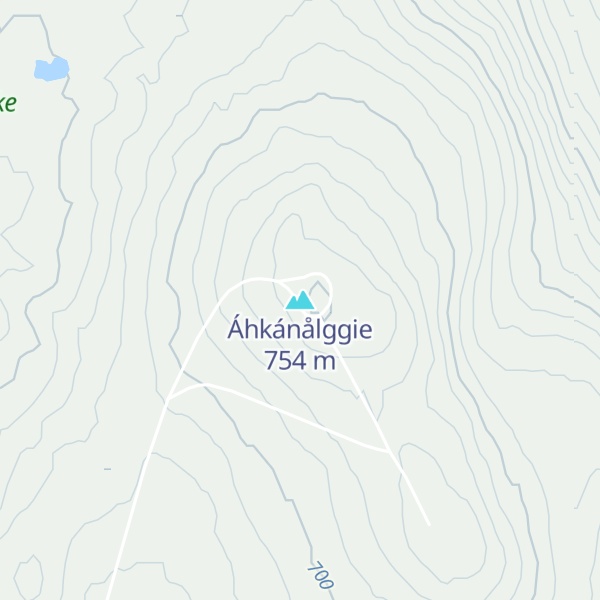 Map of Áhkánålggie