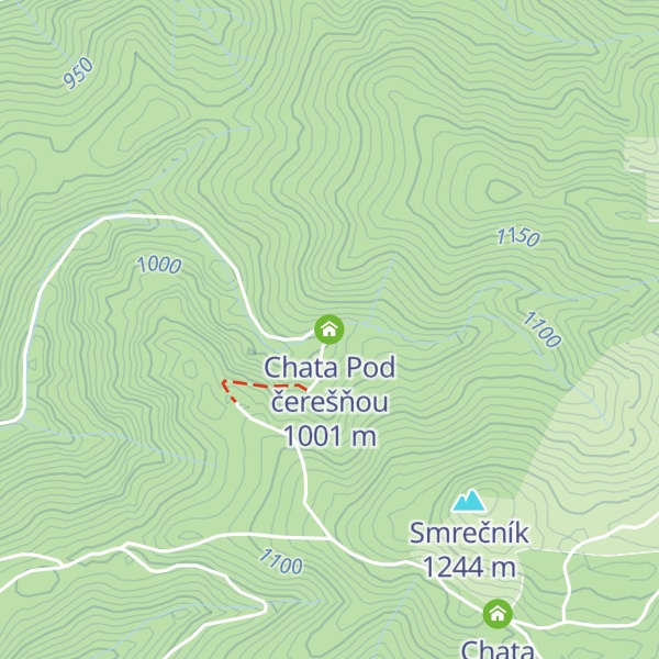 Map of Chata Pod čerešňou