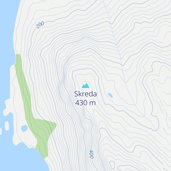 Map of Skreda