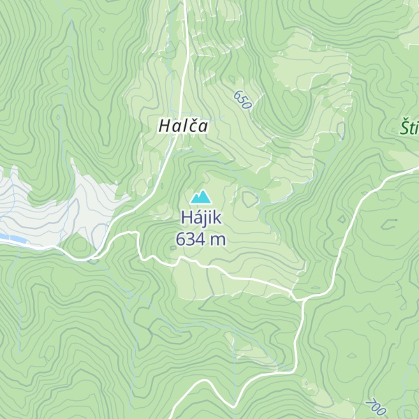 Map of Saleziánska chata