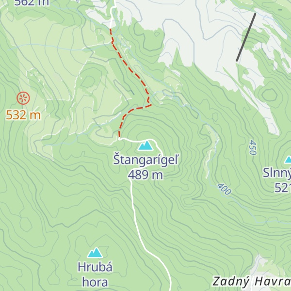 Map of Štangarígeľ