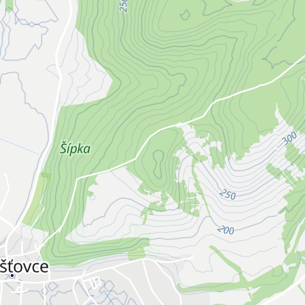 Map of Šípka