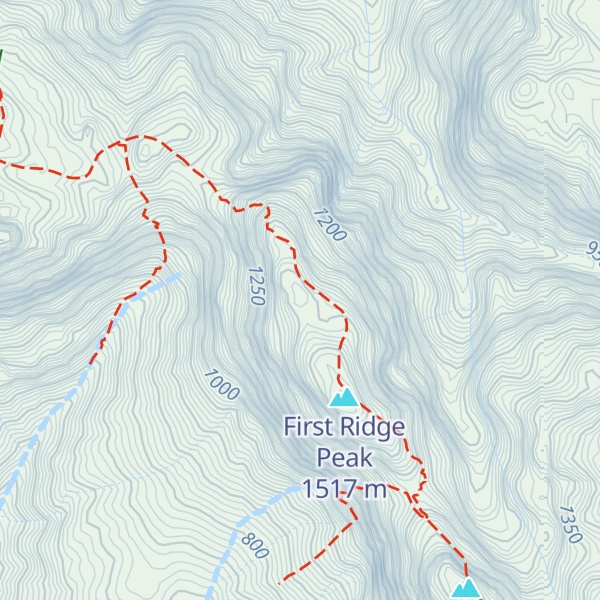 Map of Virgin Peaks