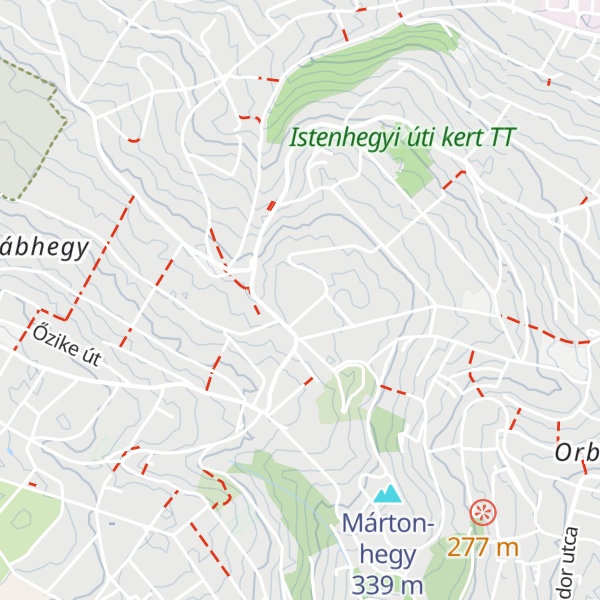 Map of Isten-hegy