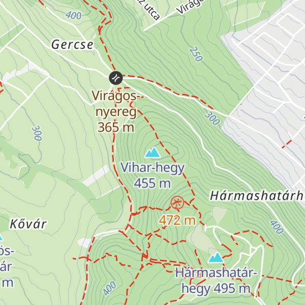 Map of Vihar-hegy