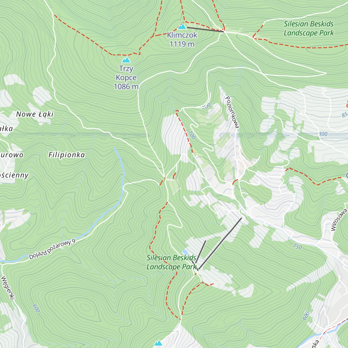 Chata Wuja Toma map