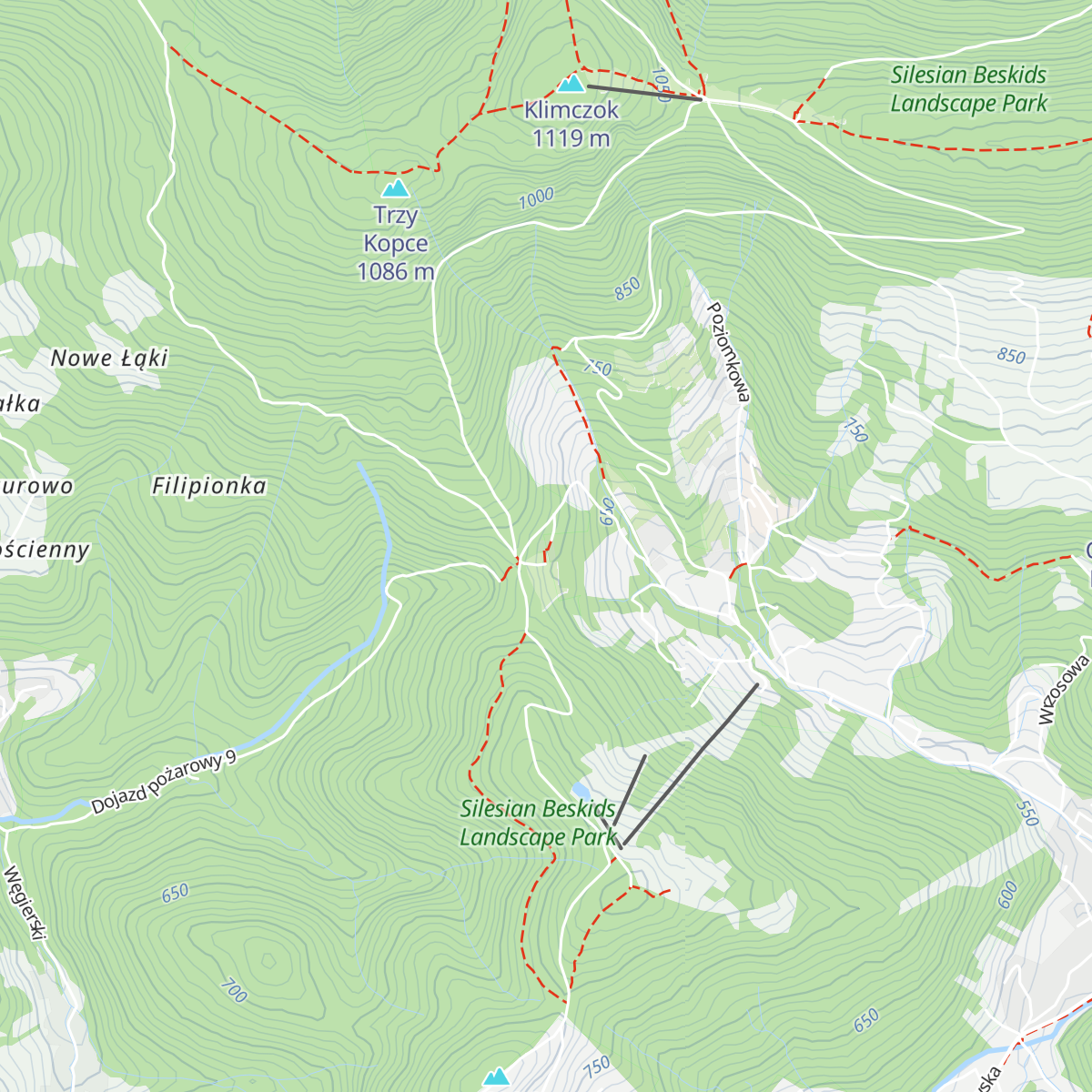 Chata Wuja Toma map