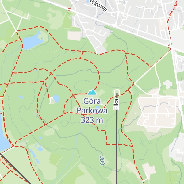 Map of Góra Parkowa