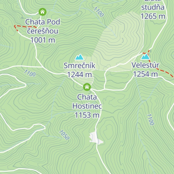 Map of Chata Hostinec