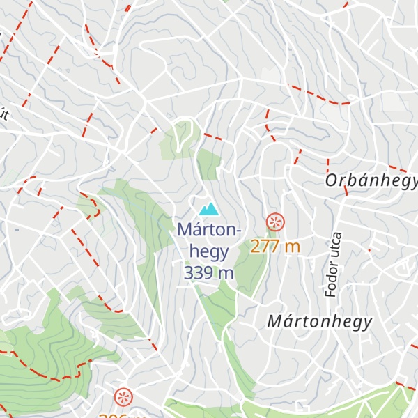 Map of Márton-hegy
