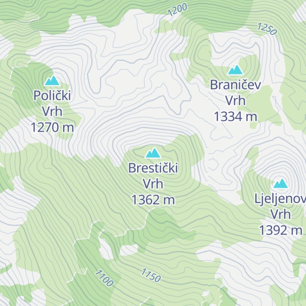 Map of Brestički Vrh