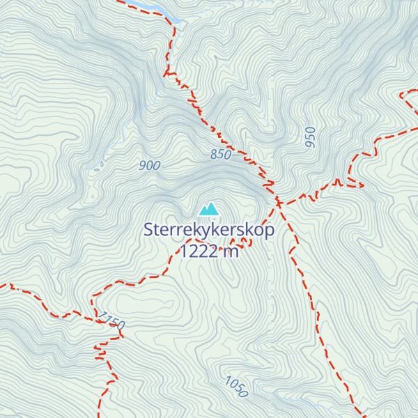 Map of Sterrekykerskop