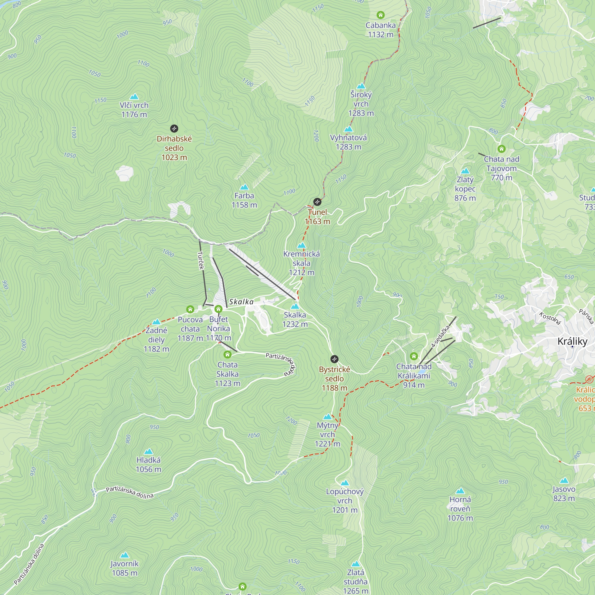 Skavinka map
