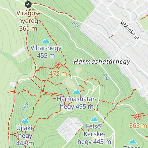 Map of Rotter Lajos turistaház