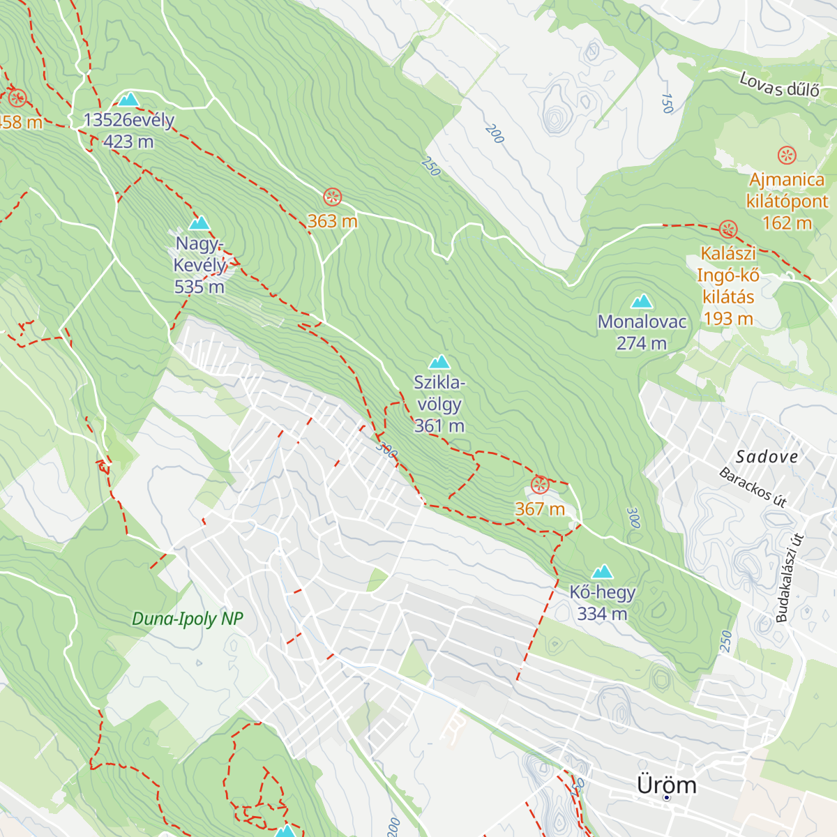 Kőkunyhó map