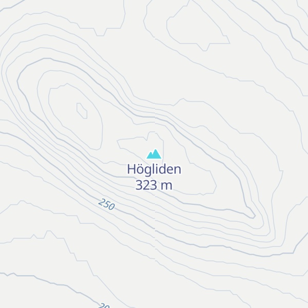 Map of Högliden