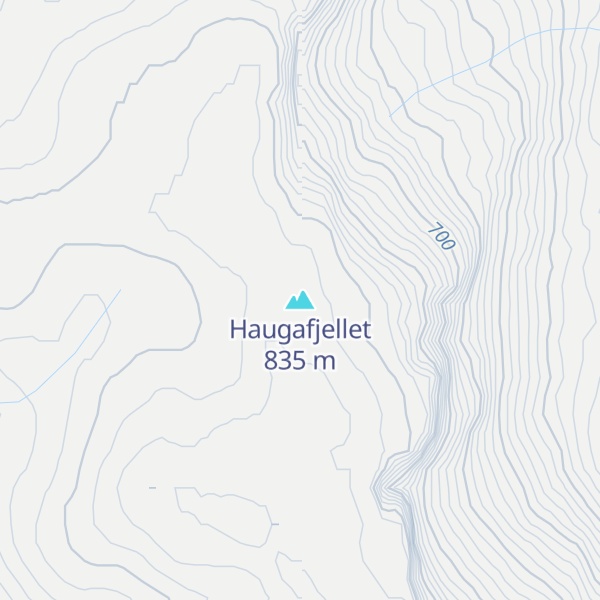 Map of Haugafjellet