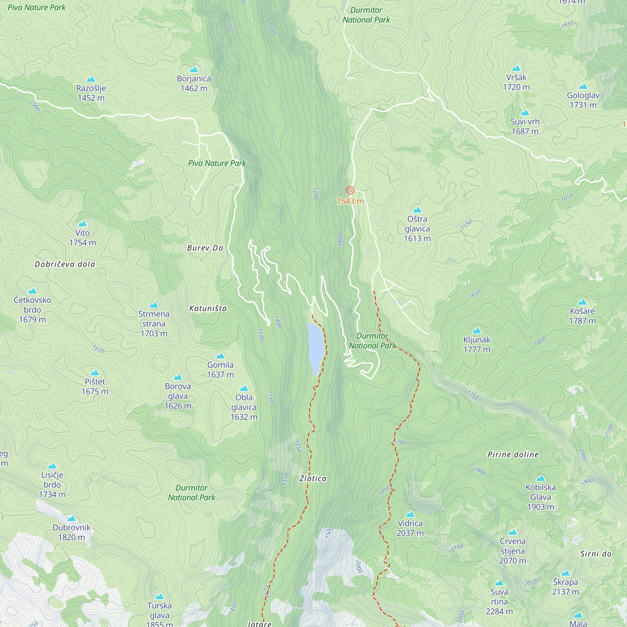 Sušica, planinarski dom map