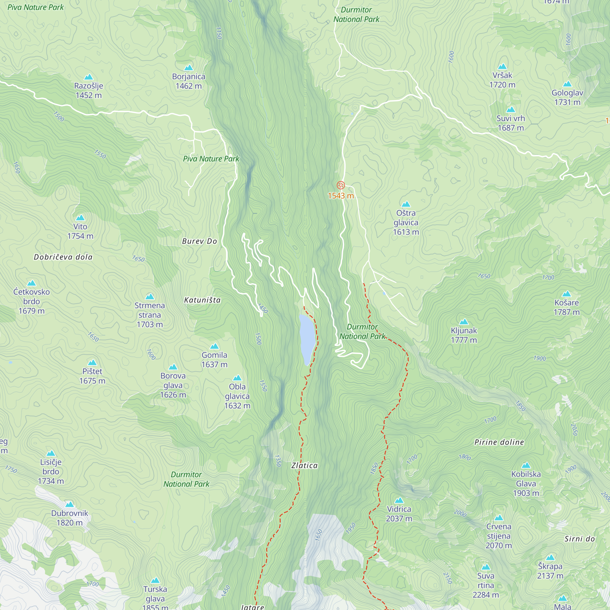 Sušica, planinarski dom map