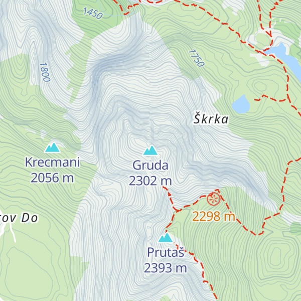 Map of Gruda