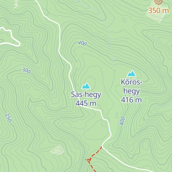 Map of Sas-hegy