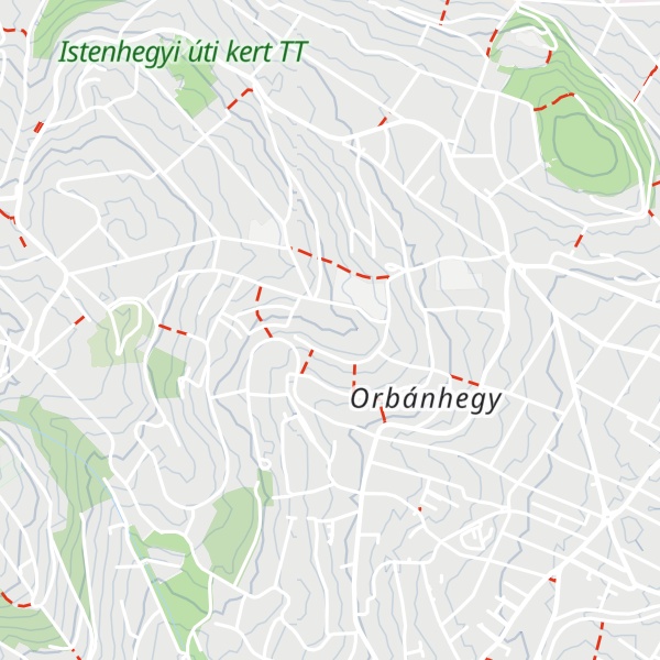 Map of Orbán-hegy