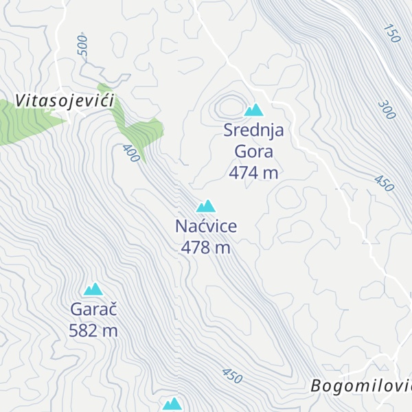 Map of Naćvice