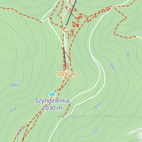 Map of Schronisko PTTK Szyndzielnia