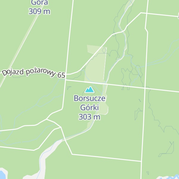 Map of Borsucze Górki