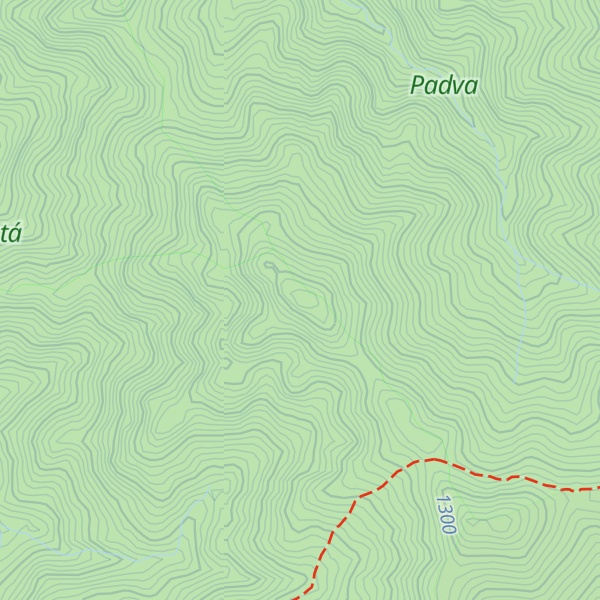 Map of Haľamova kopa