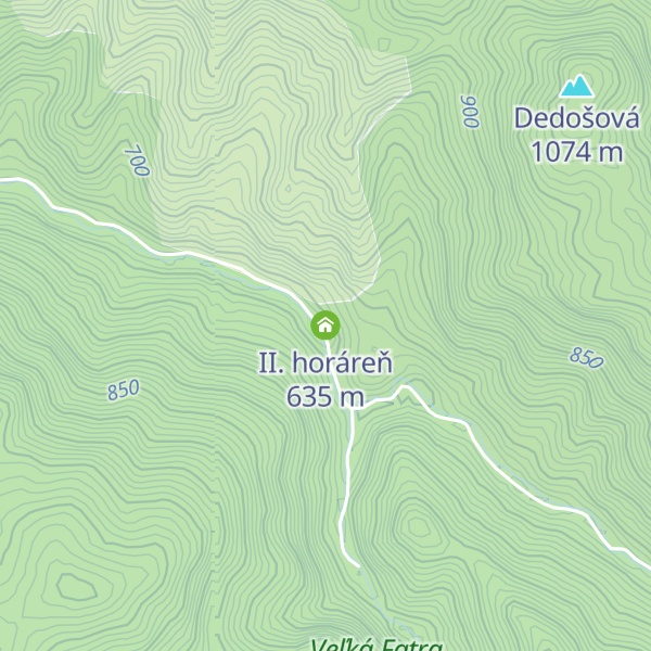 Map of II. horáreň