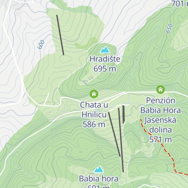 Map of Chata u Hnilicu