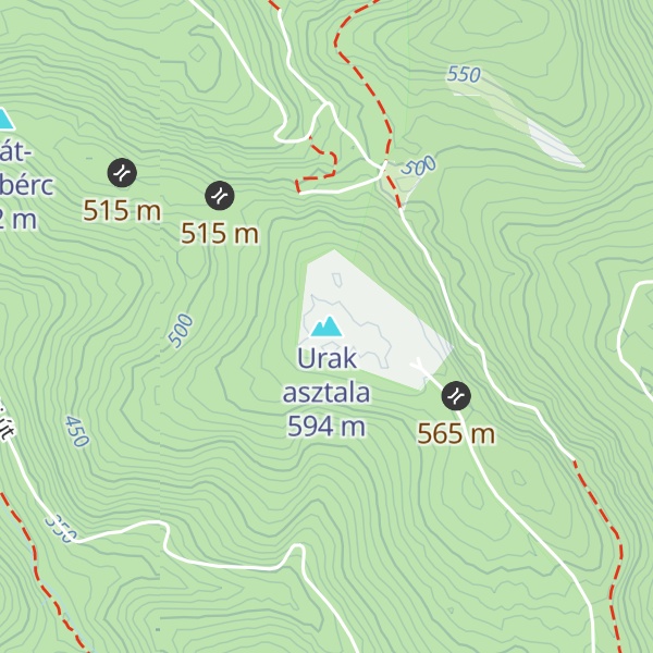 Map of Urak asztala