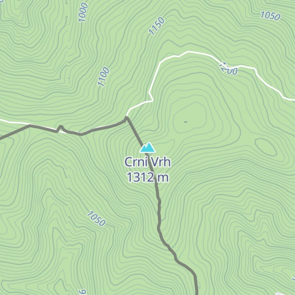 Map of Crni Vrh
