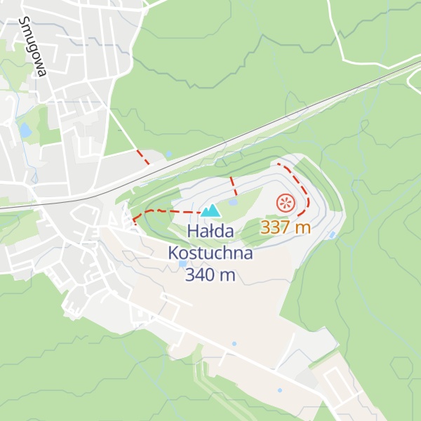 Map of Hałda Kostuchna