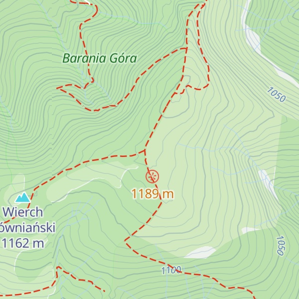 Map of Wierch Wisełka
