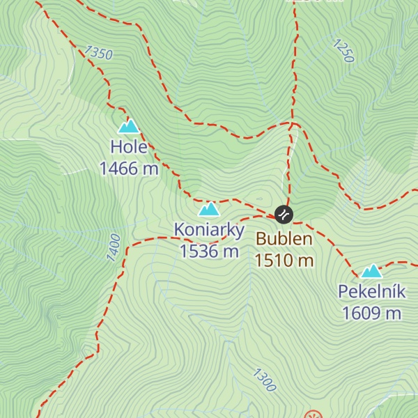 Map of Koniarky