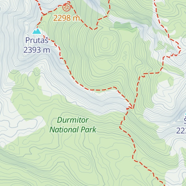 Map of Balja greda