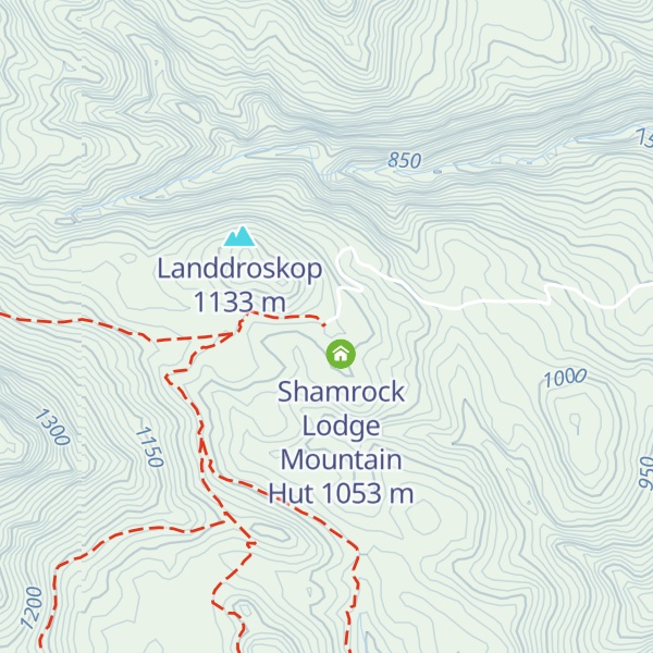 Map of Landroskop Mountain Hut