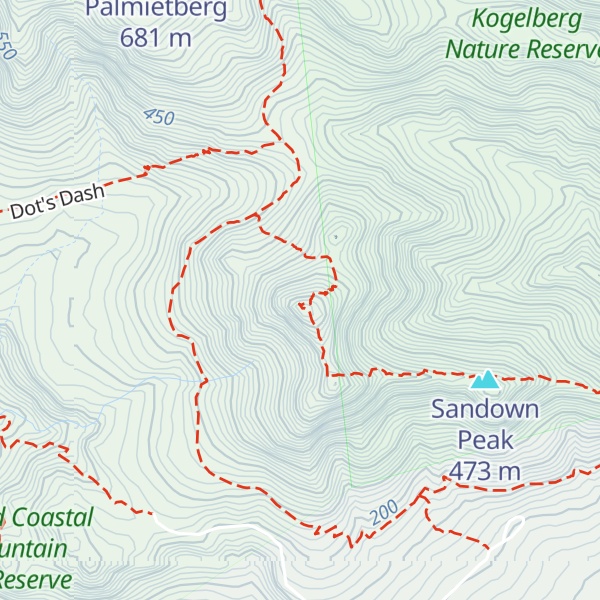 Map of Three Sisters