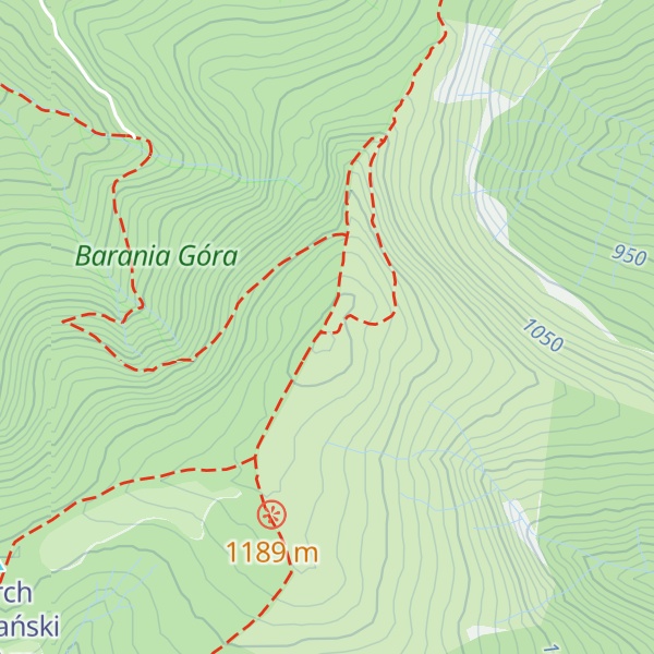 Map of Barania Góra