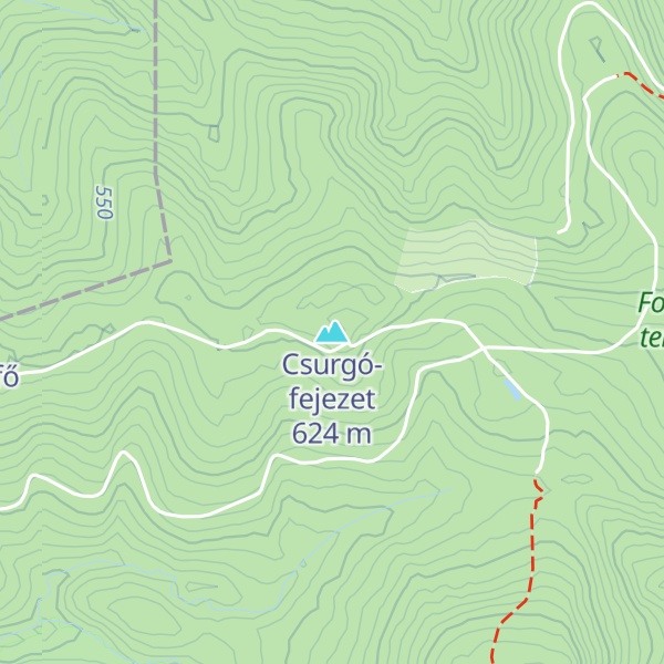 Map of Csurgó-fejezet