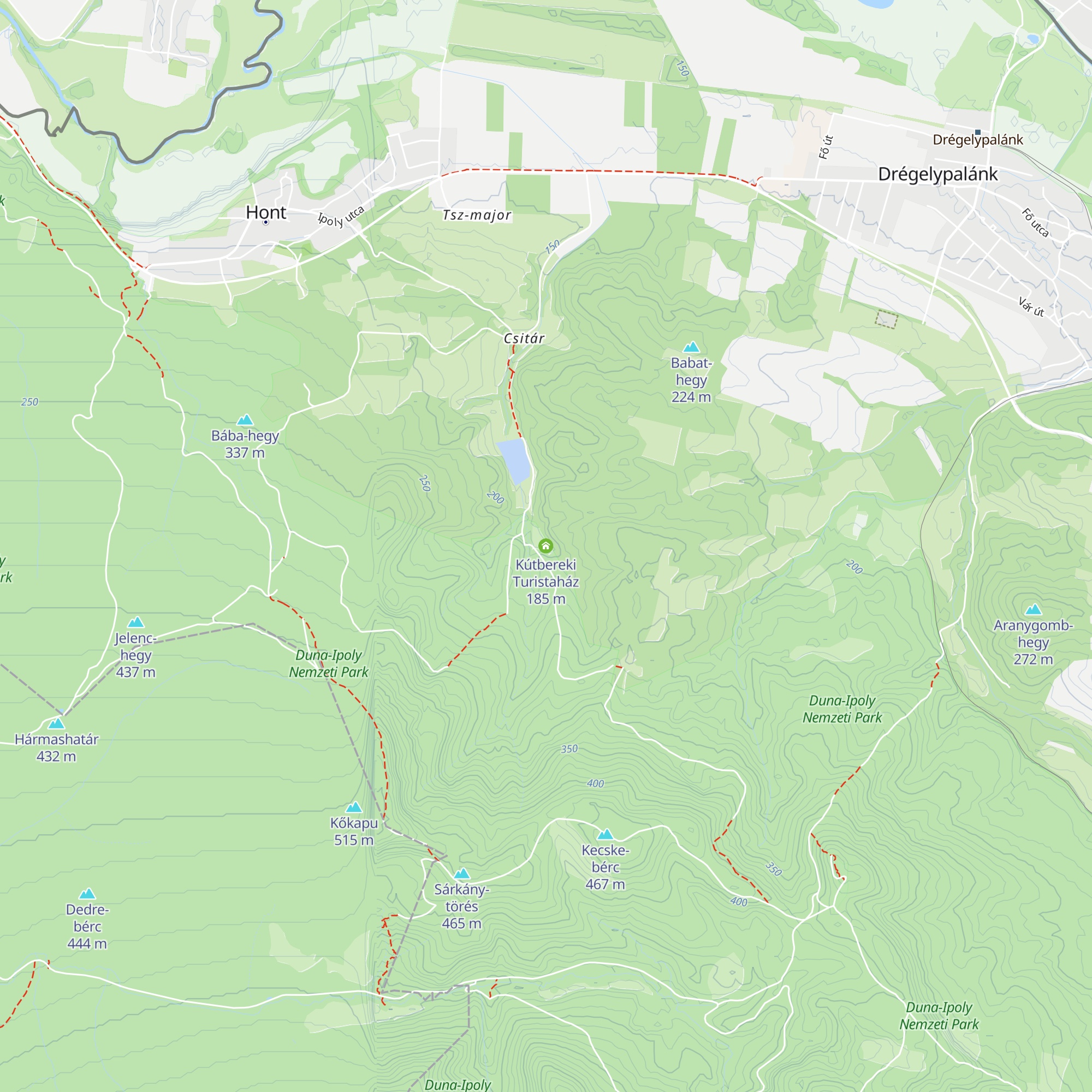 Kútbereki Turistaház map