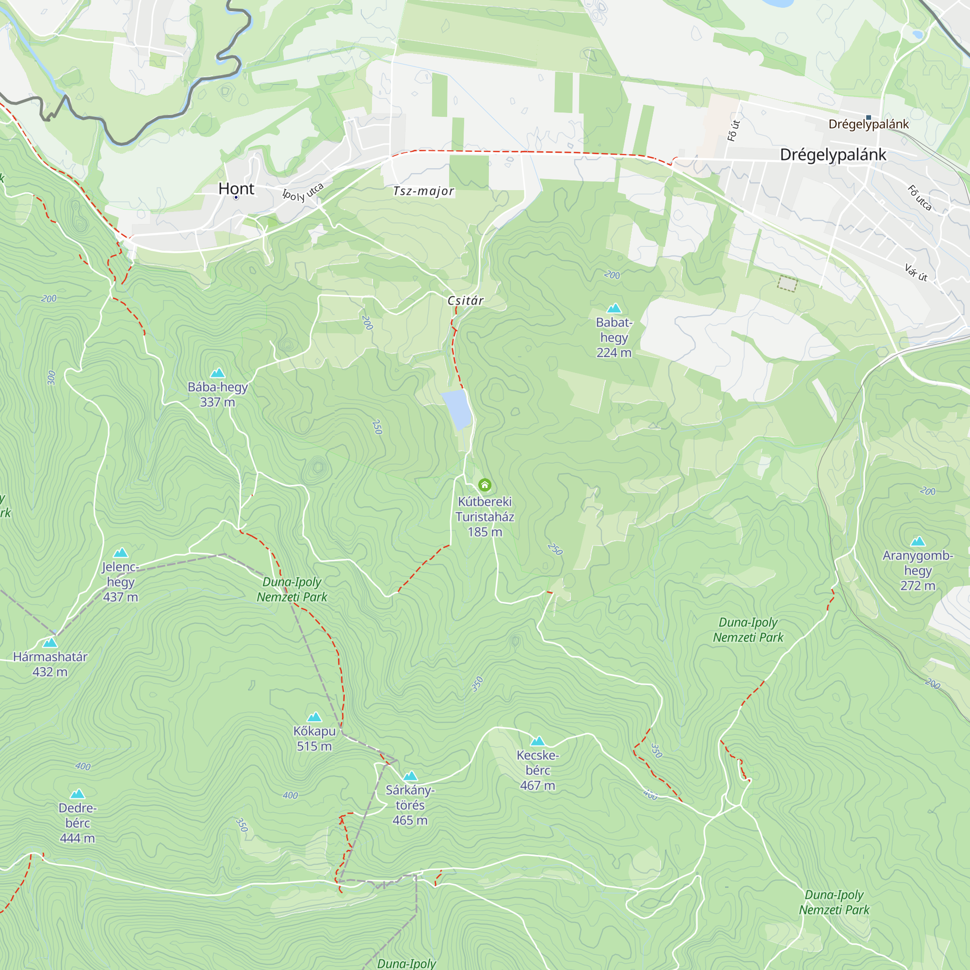 Kútbereki Turistaház map