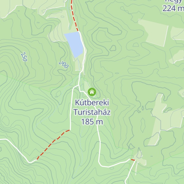 Map of Kútbereki Turistaház