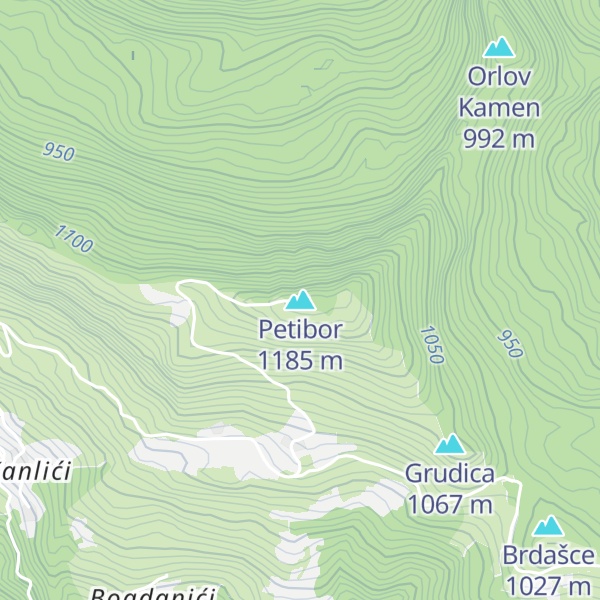 Map of Petibor