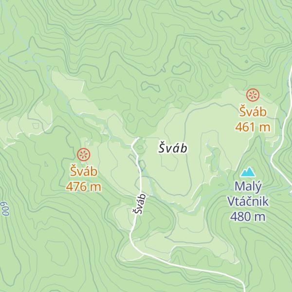 Map of Chata Šváb