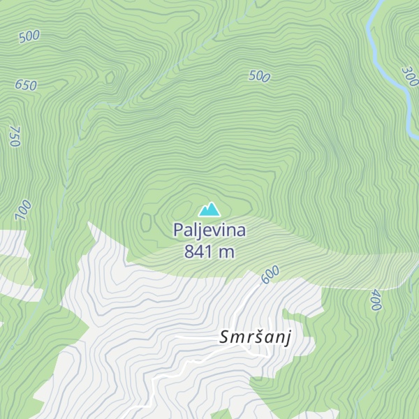 Map of Paljevina